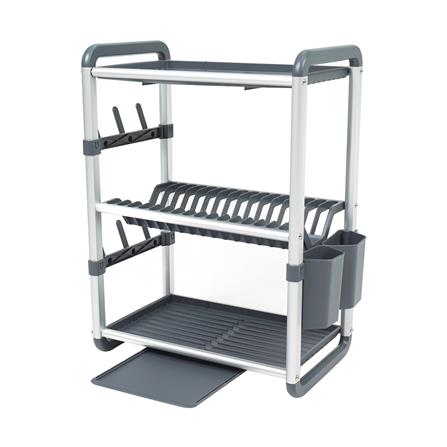 ชั้นคว่ำจานอะลูมิเนียม 3 ชั้น มีถาดรอง KECH VIRGO_3