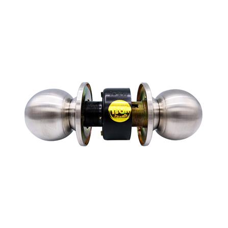 ลูกบิดห้องน้ำ หัวกลม ISON 8014 BK สีสเตนเลส_1