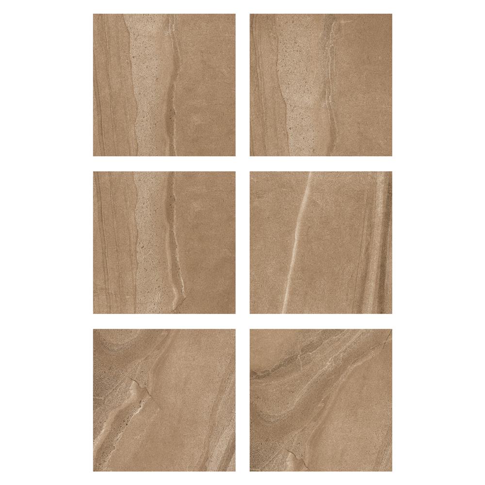 กระเบื้องพื้นพอร์ซเลน 60x60 ซม. COTTO เอ็ม สโตน น้ำตาล PM 1.44 ตร.ม.