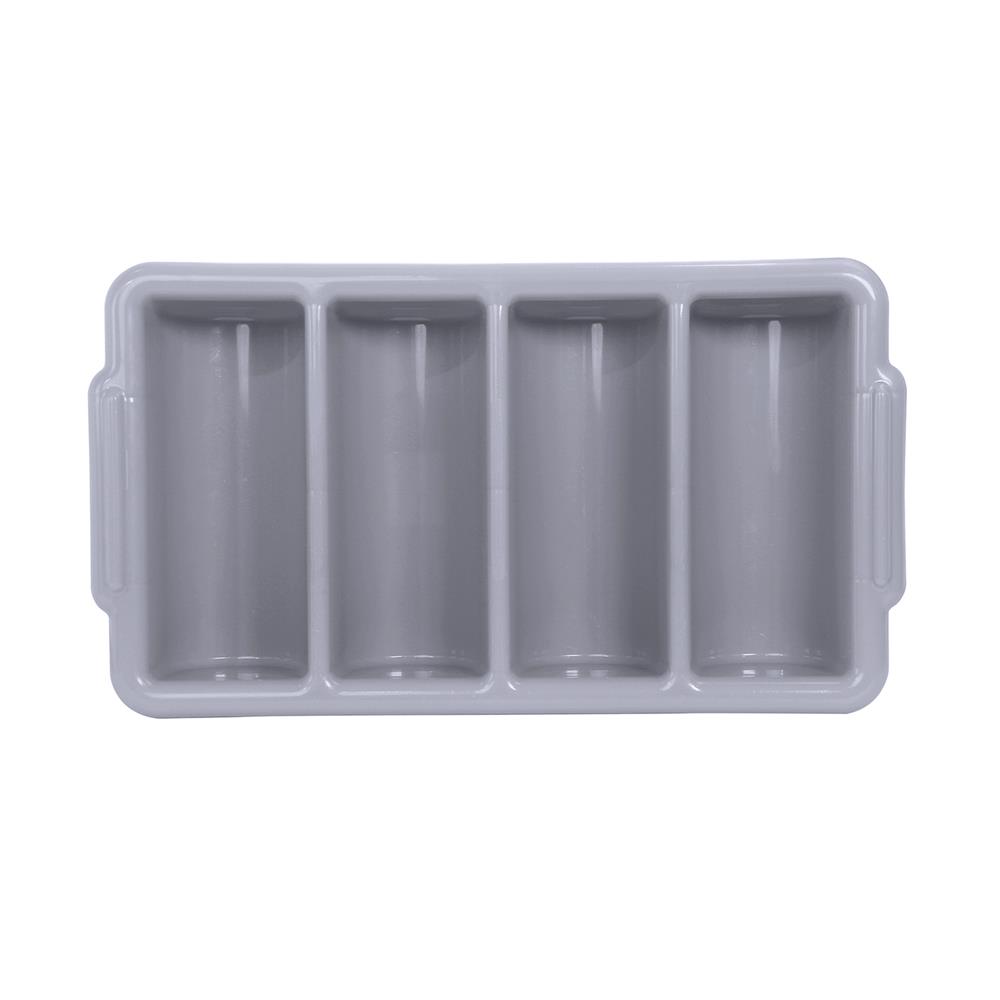 ถาดใส่อุปกรณ์ในครัว 4 ช่อง KECH สีเทา