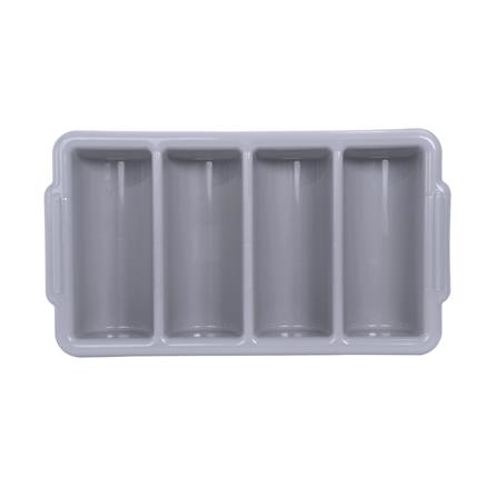 ถาดใส่อุปกรณ์ในครัว 4 ช่อง KECH สีเทา_2