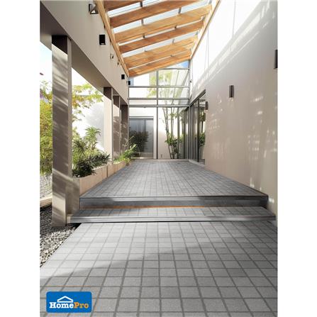 กระเบื้องพื้นพอร์ซเลน  40x40 ซม. TARA แมนโด้ เทา A 0.96 ตร.ม._2