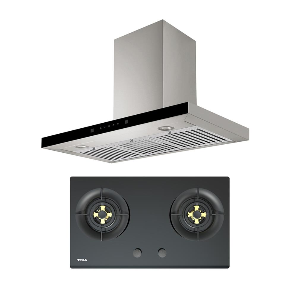 เตาฝัง+เครื่องดูดควัน TEKA GTS 78 2G+DDX 90.1