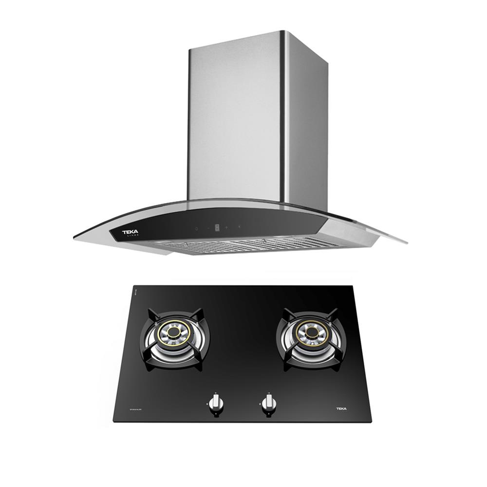 เตาฝัง+เครื่องดูดควัน LINEA G73 2G+LDATC 90.1