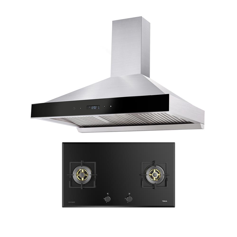 เตาฝัง+เครื่องดูดควัน TEKA GB LUX 78 2G+DBW 90 T0