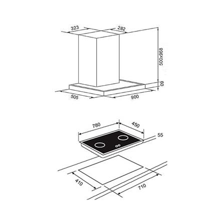 เตาฝัง+เครื่องดูดควัน TEKA GT LUX 78 2G+DDX 90.1_3