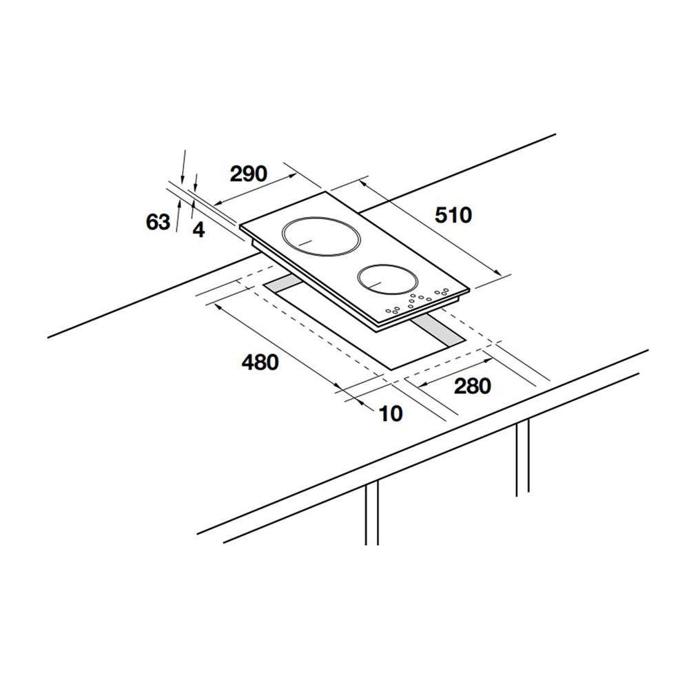 เตาฝังอินดักชั่น HAFELE PREWETT 30 ซม.