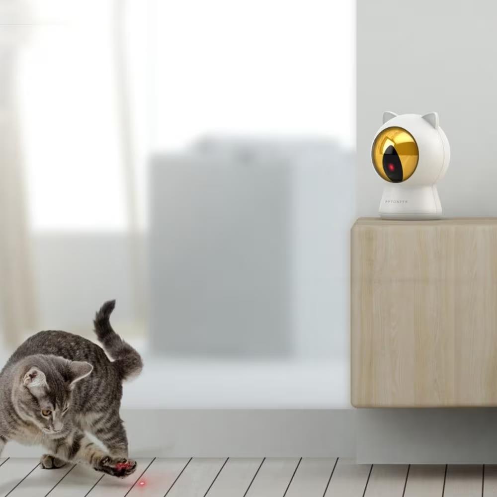 ของเล่นแมวเลเซอร์บลูทูธ PETONEER