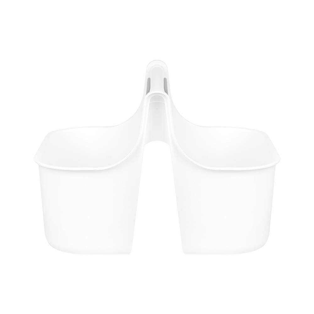 ตะกร้าเก็บอุปกรณ์ครัว 2 ช่อง มีหูหิ้ว KECH TRIM