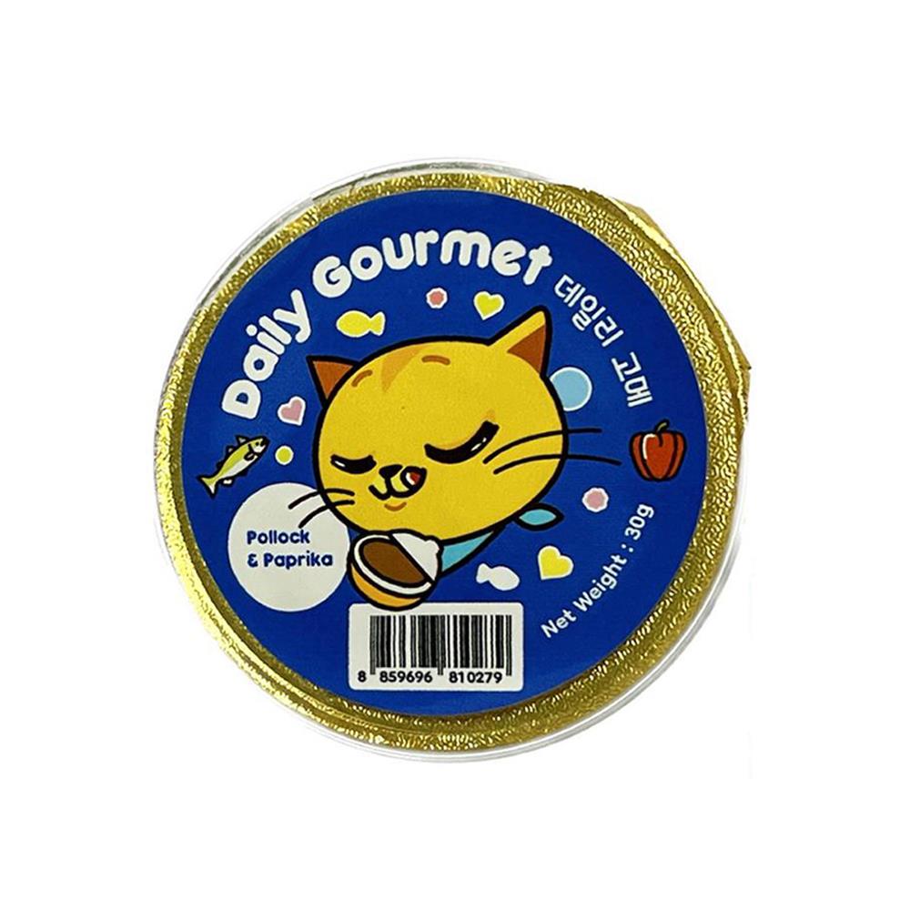 ขนมแมว HANA PET DAILY GOURMET POLLOCK AND PAPRIKA 30 ก.