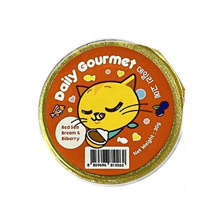 ขนมแมว HANA PET DAILY GOURMET RED SEA BREAM AND BILBERRY 30 ก._0