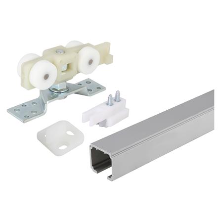 ชุดอุปกรณ์บานเลื่อน HAFELE SILENT 160/A พร้อมราง 2 เมตร_0