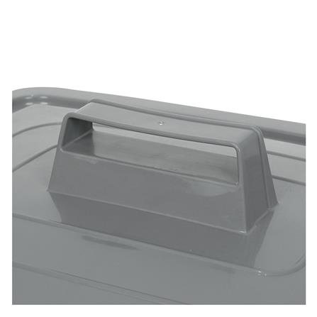 ถังขยะเหลี่ยม ฝาเปิด-ปิด ACCO 95 ลิตร สีเทา_4