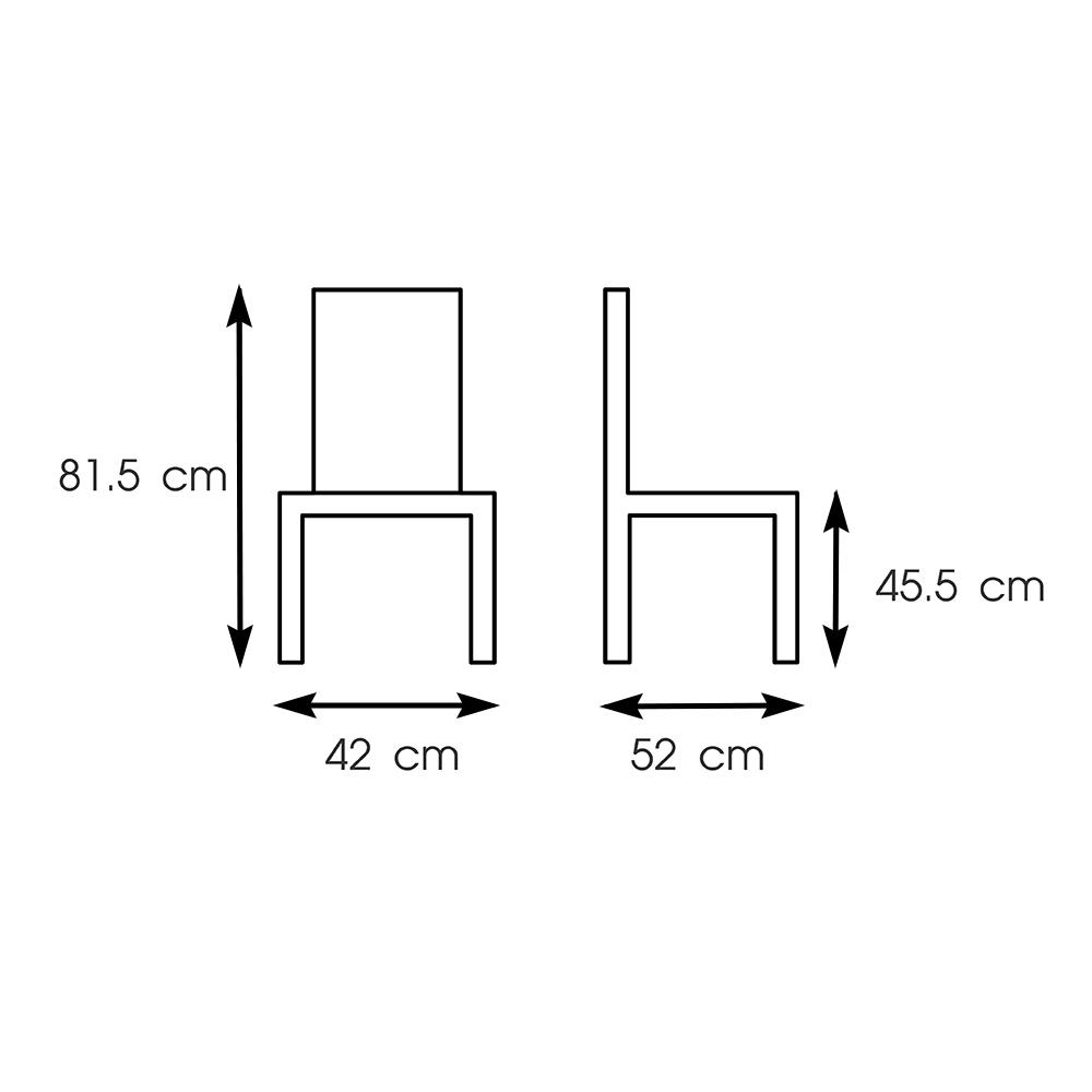 เก้าอี้พลาสติก SPRING SATURN สี CHARCOAL