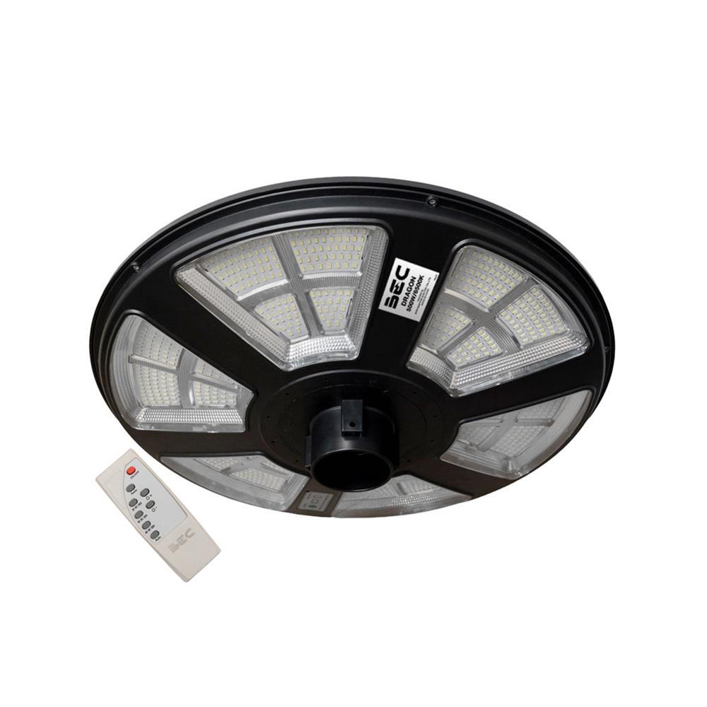 ไฟสนาม SOLAR BEC DRAGON 500 วัตต์ DAYLIGHT สีดำ