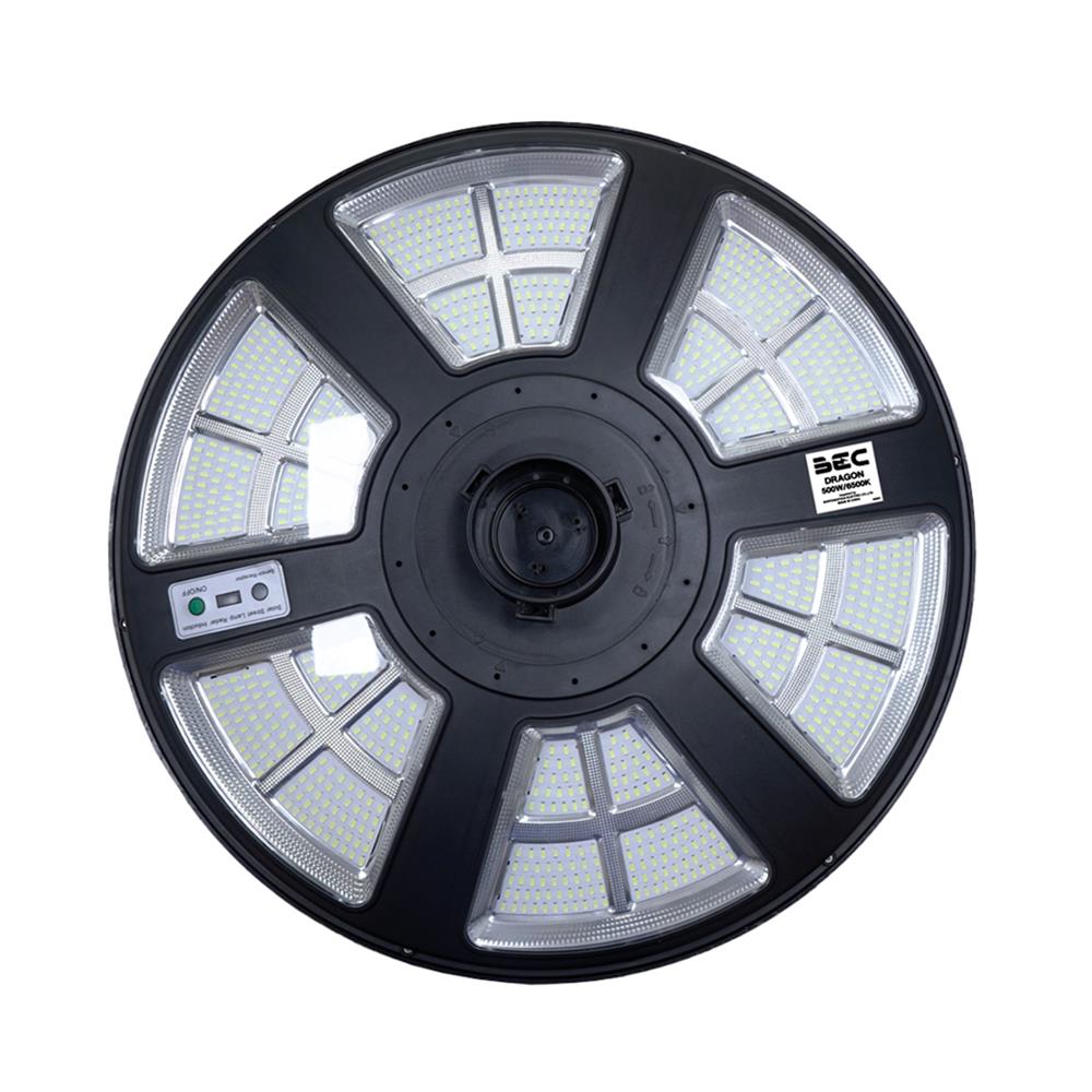 ไฟสนาม SOLAR BEC DRAGON 500 วัตต์ DAYLIGHT สีดำ