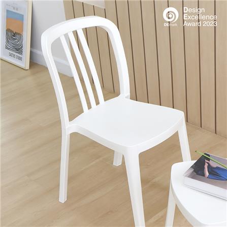 เก้าอี้พลาสติก SPRING SATURN สีขาว_5