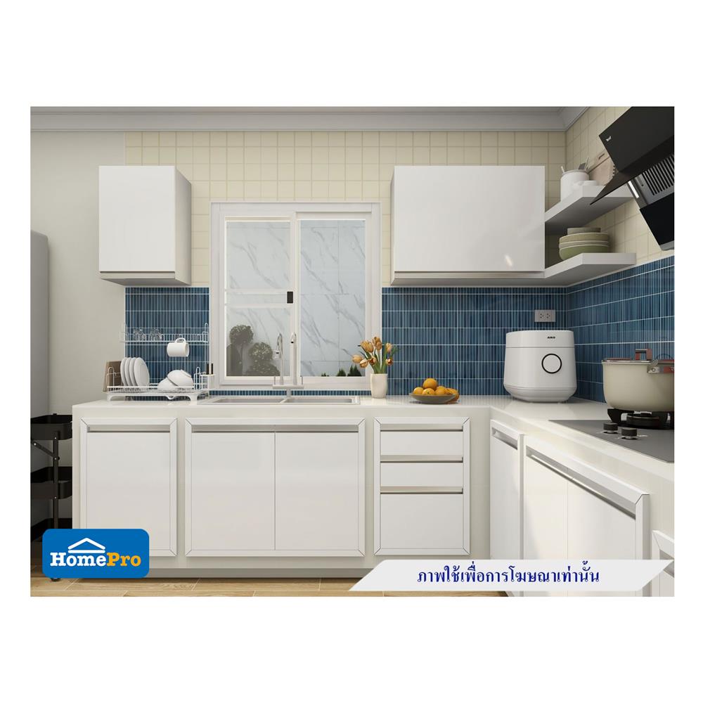 ตู้แขวนเดี่ยวบานเปิดซ้าย STARMARK BLANCE W4060 L GWH V1 สีขาว