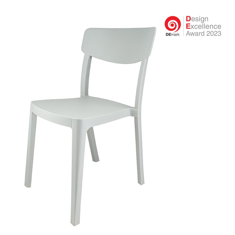 เก้าอี้พลาสติก SPRING SHERLYN สีเทา