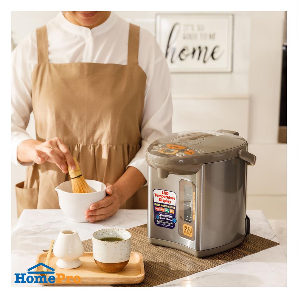 กระติกน้ำร้อน DIGITAL ZOJIRUSHI CD-WBQ22 2.2 ลิตร สีเทา