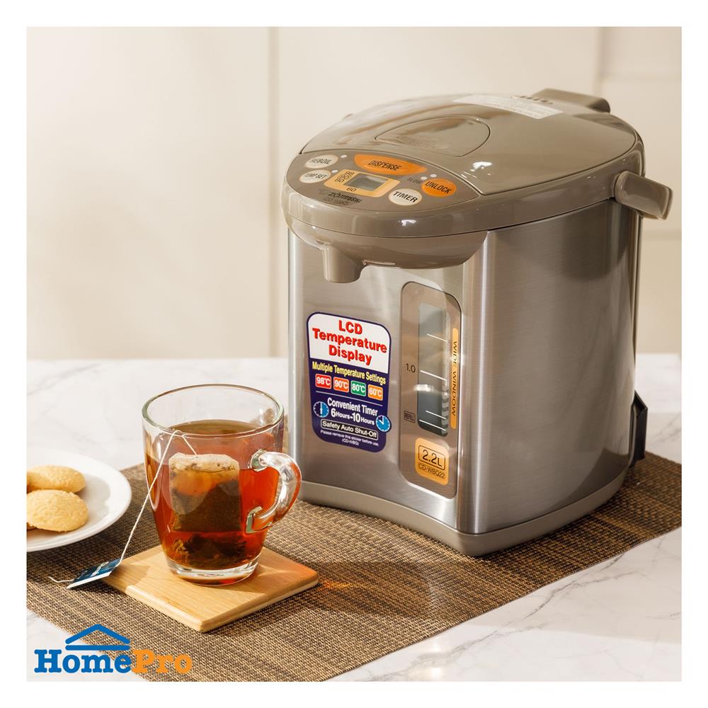 กระติกน้ำร้อน DIGITAL ZOJIRUSHI CD-WBQ22 2.2 ลิตร สีเทา