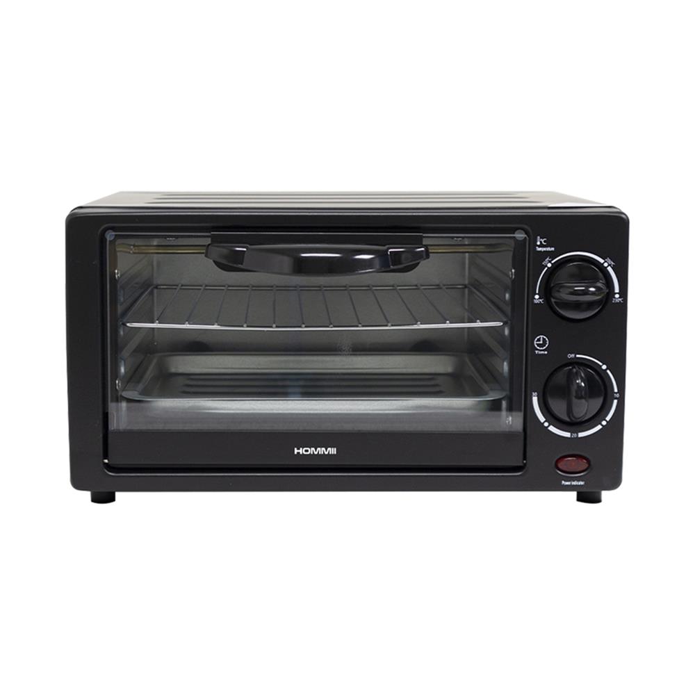 เตาอบเล็กแมนนวล HOMMII BI-2517S-HM 12 ลิตร สีดำ