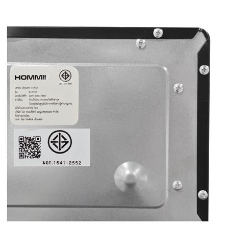 เตาอบเล็กแมนนวล HOMMII BI-2517S-HM 12 ลิตร สีดำ_7