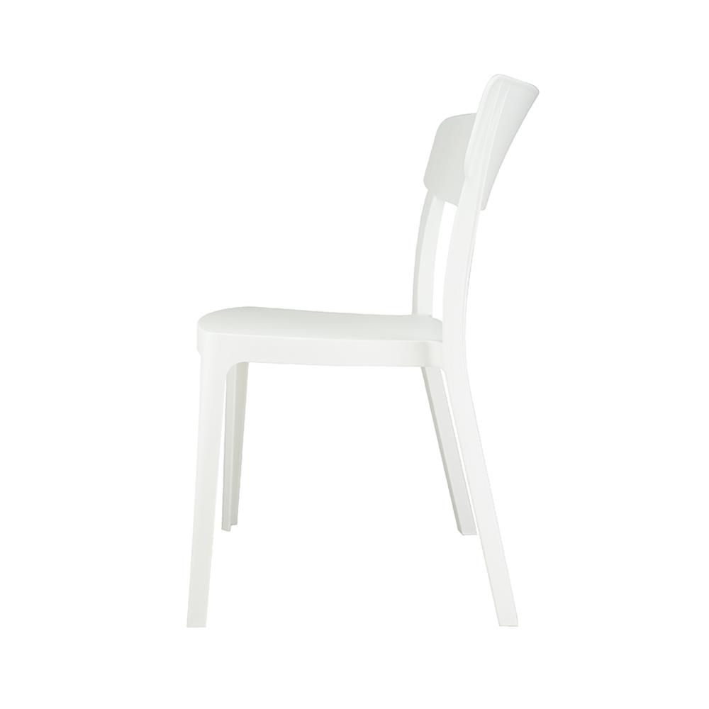 เก้าอี้พลาสติก SPRING SHERLYN สีขาว