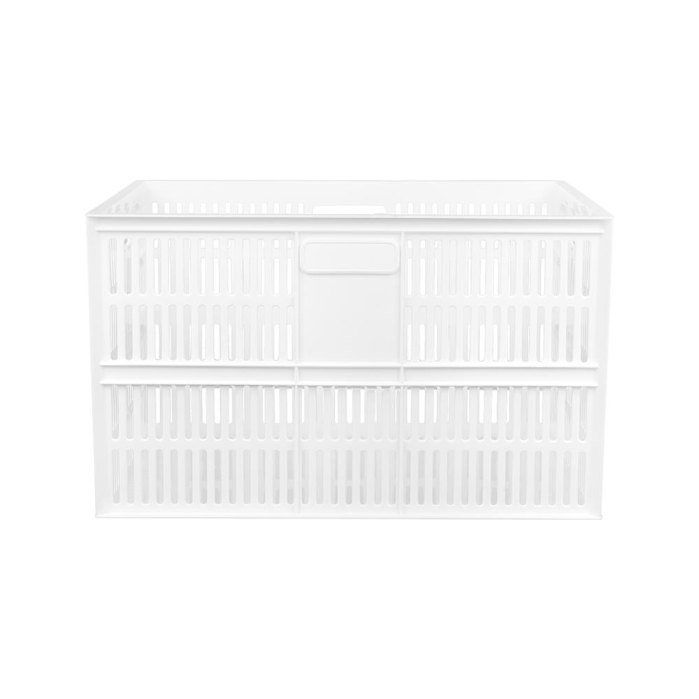 กล่องซ้อนได้ STACKO DT48 47x36x28 ซม. สีขาว