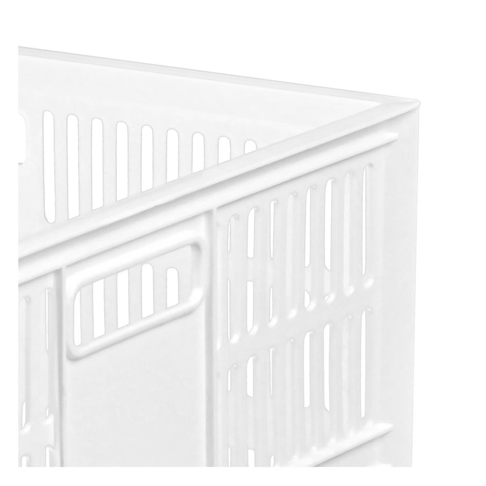 กล่องซ้อนได้ STACKO DT48 47x36x28 ซม. สีขาว