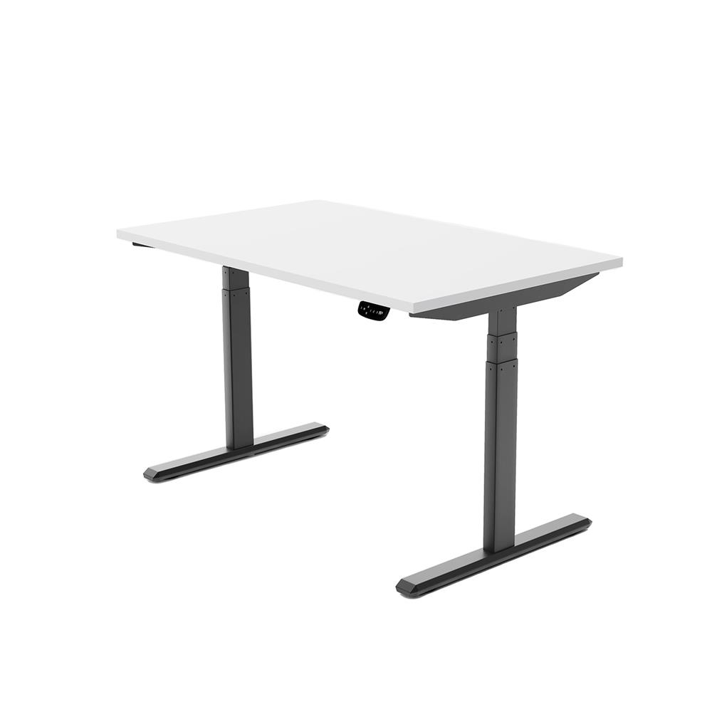 โต๊ะปรับระดับไฟฟ้า WORKSCAPE WDH-00009 120 ซม. สีขาว/ดำ