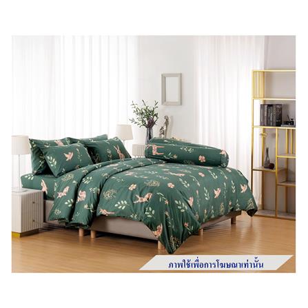 ชุดผ้าปูที่นอน 6 ฟุต 5 ชิ้น FOUNTAIN PRINTED 70106-FT076
