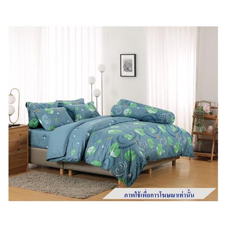 ชุดผ้าปูที่นอน 6 ฟุต 5 ชิ้น FOUNTAIN PRINTED 70106-FT078