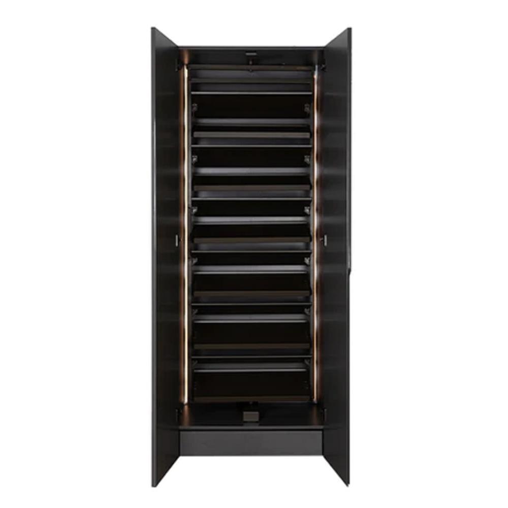 ตู้รองเท้าพร้อมชั้นวางแบบหมุน 12 ชั้น HAFELE สีมอคค่า