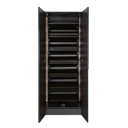 ตู้รองเท้าพร้อมชั้นวางแบบหมุน 12 ชั้น HAFELE สีมอคค่า_1