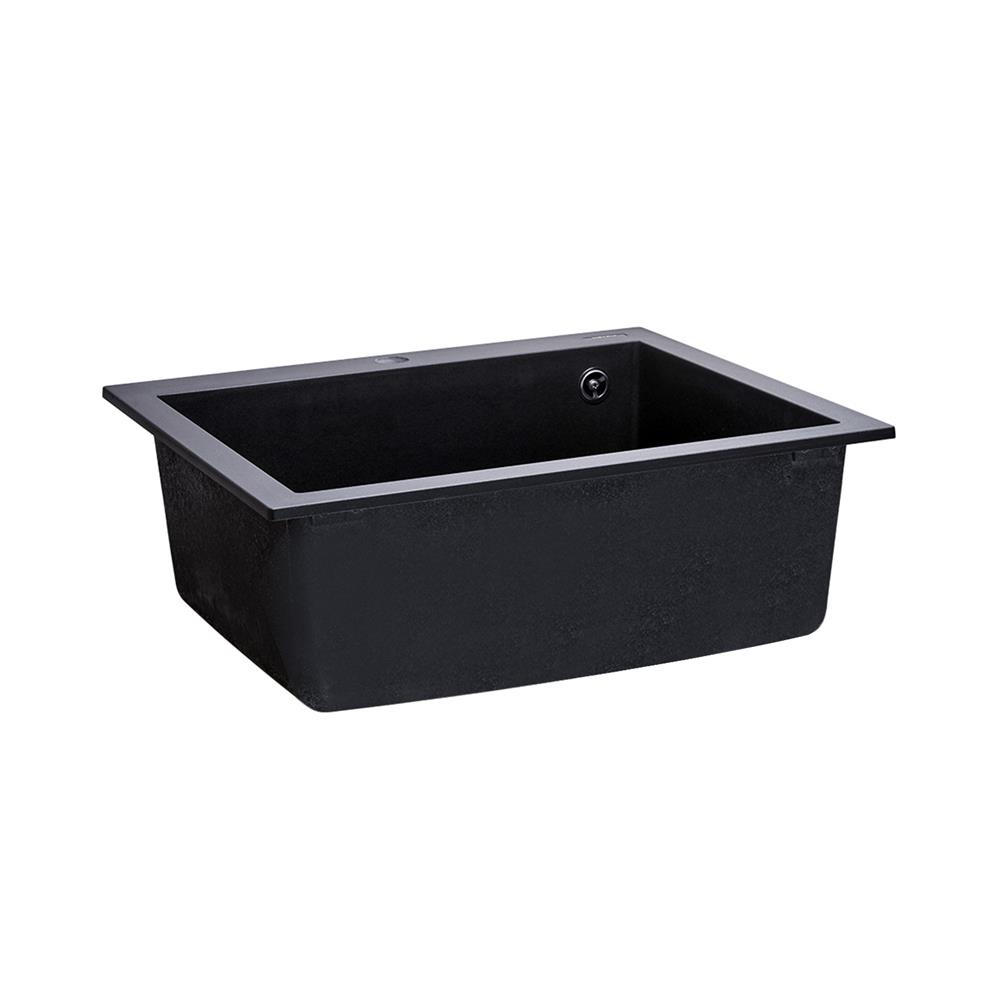 ซิงค์ฝัง 1 หลุม METRIX KIN15BL สีดำ