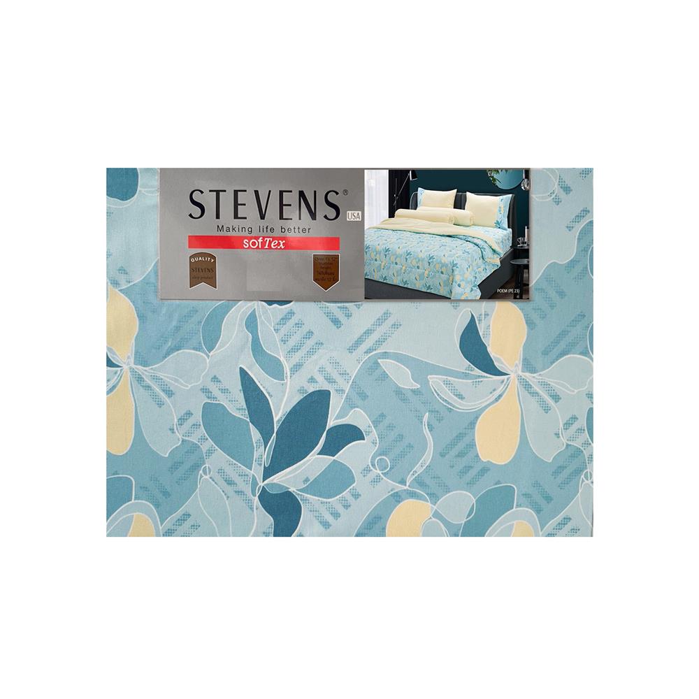 ชุดผ้าปูที่นอน 3.5 ฟุต 3 ชิ้น STEVENS SOFTEX PE23