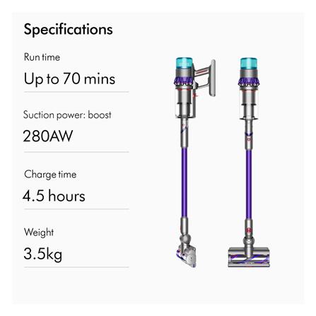 เครื่องดูดฝุ่นแบบด้าม DYSON SV23 GEN5 DETECT สีม่วง_11