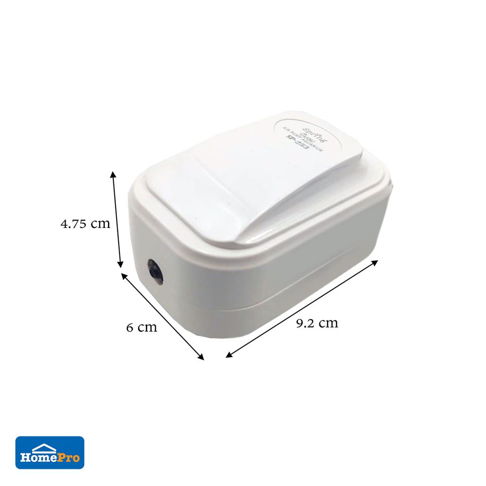 ปั๊มลมตู้ปลา 1 ทาง SPRING SP-253 2.5 วัตต์