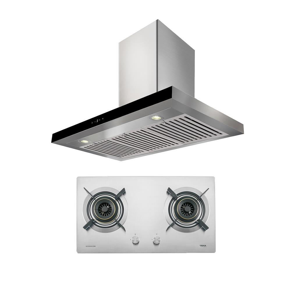 เตาฝัง+เครื่องดูดควัน LINEA S72 2G+LDH TC 90.1