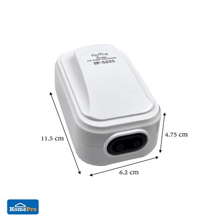 ปั๊มลมตู้ปลา 2 ทาง SPRING SP-5235 5 วัตต์_6