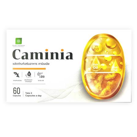 ผลิตภัณฑ์เสริมอาหาร CAMINIA แบบกล่อง 60 แคปซูล_0