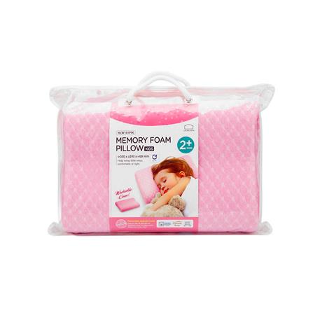 หมอนหนุน เมมโมรี่โฟม LOCKNLOCK 35x24x6 ซม. สีชมพู_2