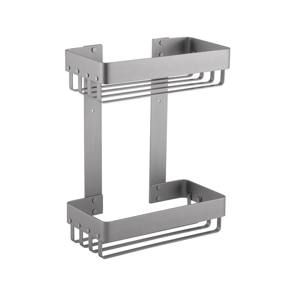 ชั้นแขวนอะลูมิเนียมติดผนัง 2 ชั้น MOYA KU276_1