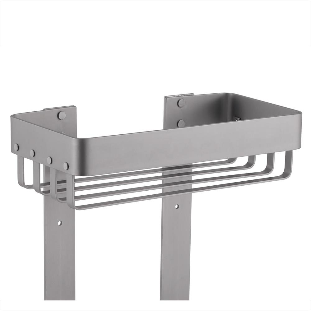 ชั้นแขวนอะลูมิเนียมติดผนัง 2 ชั้น MOYA KU276