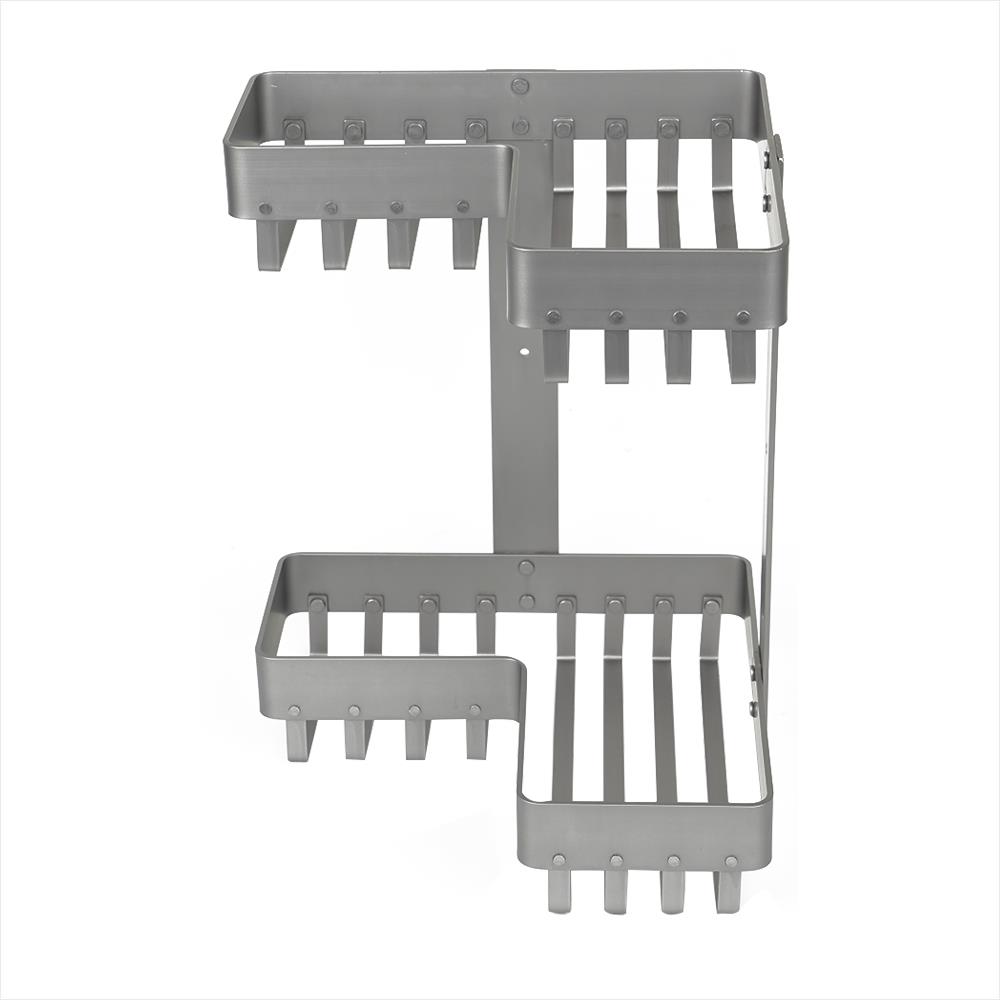 ชั้นแขวนอะลูมิเนียมติดผนัง 2 ชั้น MOYA KUH002