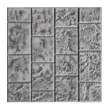 กระเบื้องคอนกรีตปูพื้น DURAONE STAMP PAVE TITAN ROCK 40X40 ซม. สีเทา