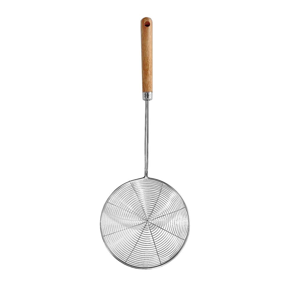 กระชอนด้ามไม้ COLOR KIT OLIVE 13 ซม.