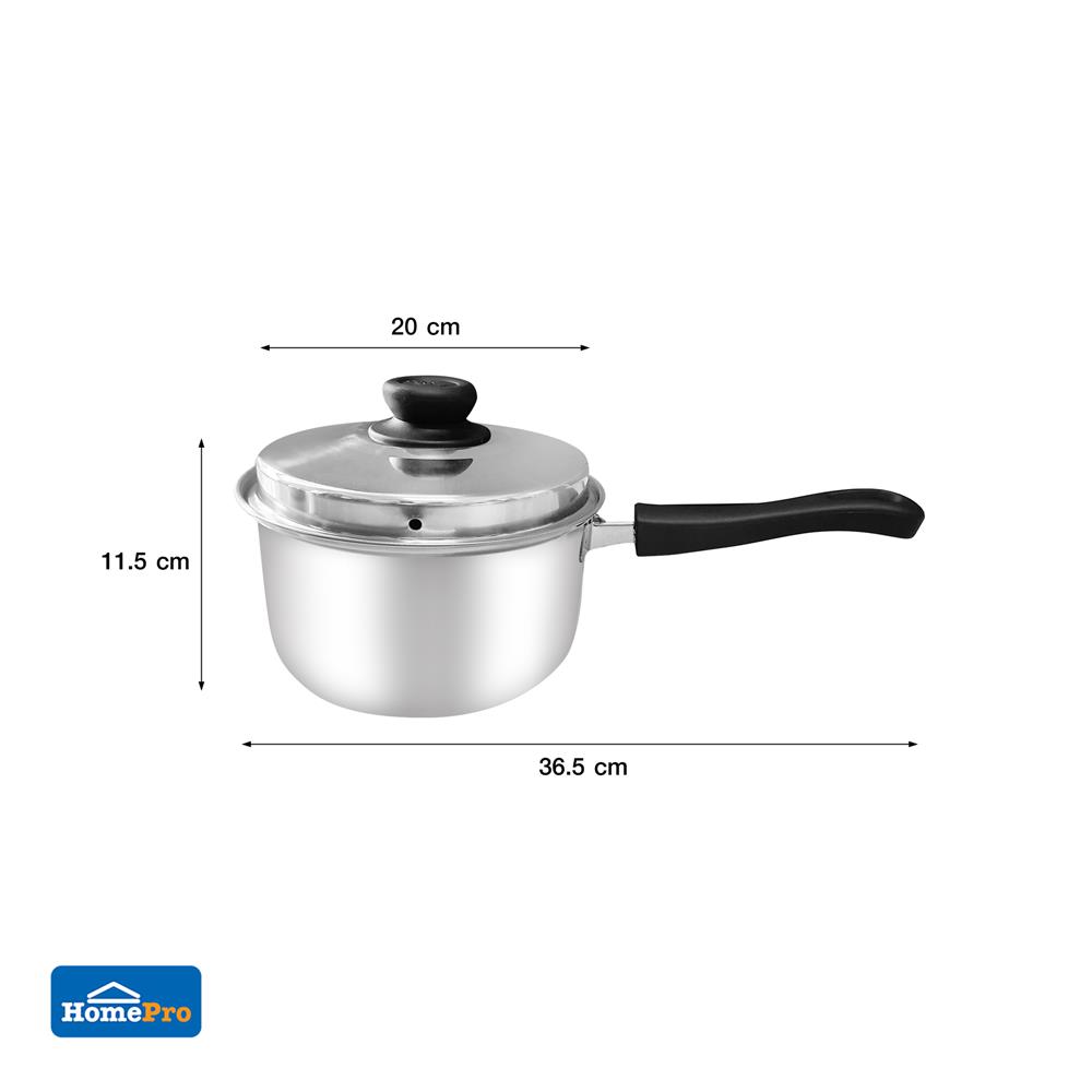 หม้อด้ามพร้อมฝา 20 ซม. ME LIVING MIND