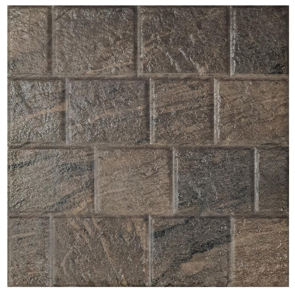 กระเบื้องคอนกรีตปูพื้น DURAONE UVT TITAN ROCK 40X40 ซม. สีแอชบราวน์